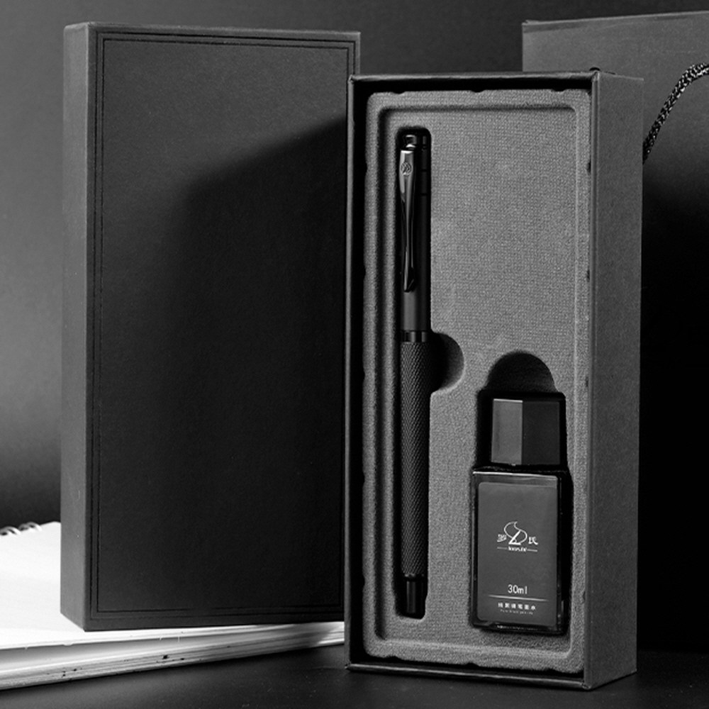 스마트덕 만년필 세트 입문용 고급 선물용, 심플블랙, F(0.5) 19,900원