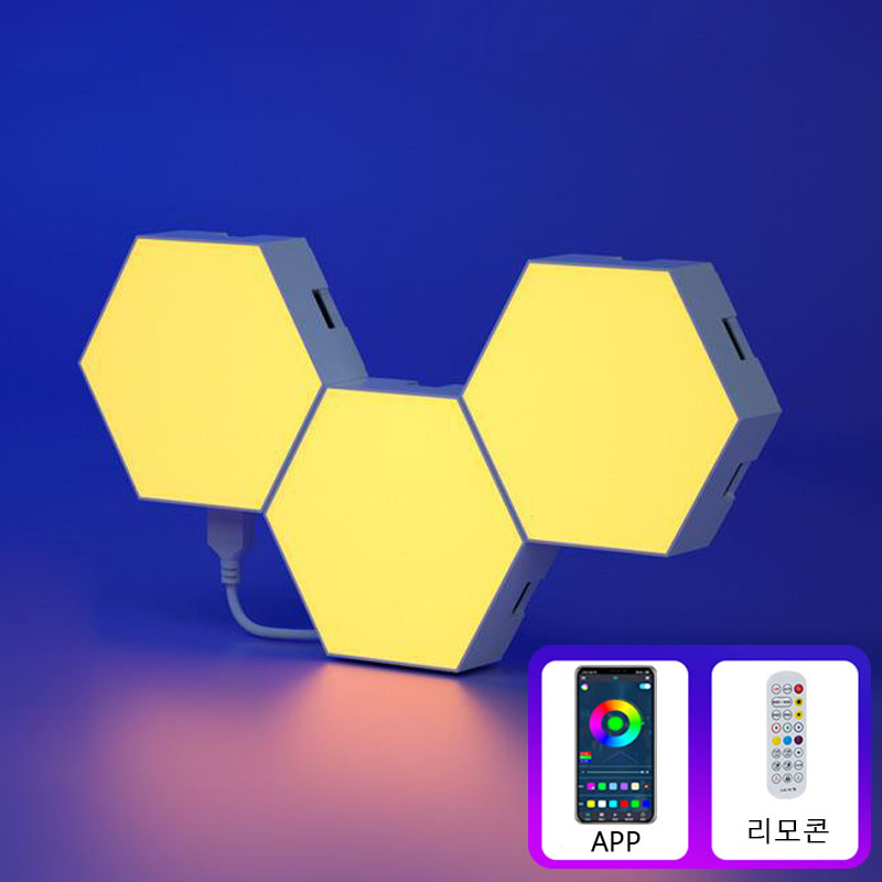 Meyuge 터치 led 인테리어무드등 DIY 조립식 벽조명 스마트 RGB 조명 29,900원