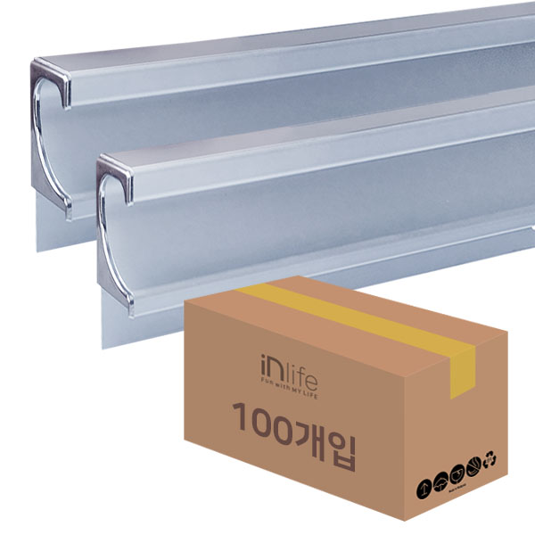 인라이프 가구 싱크대 스마트바 18T 손잡이 실버무광 296mm 100개입 박스 202,000원