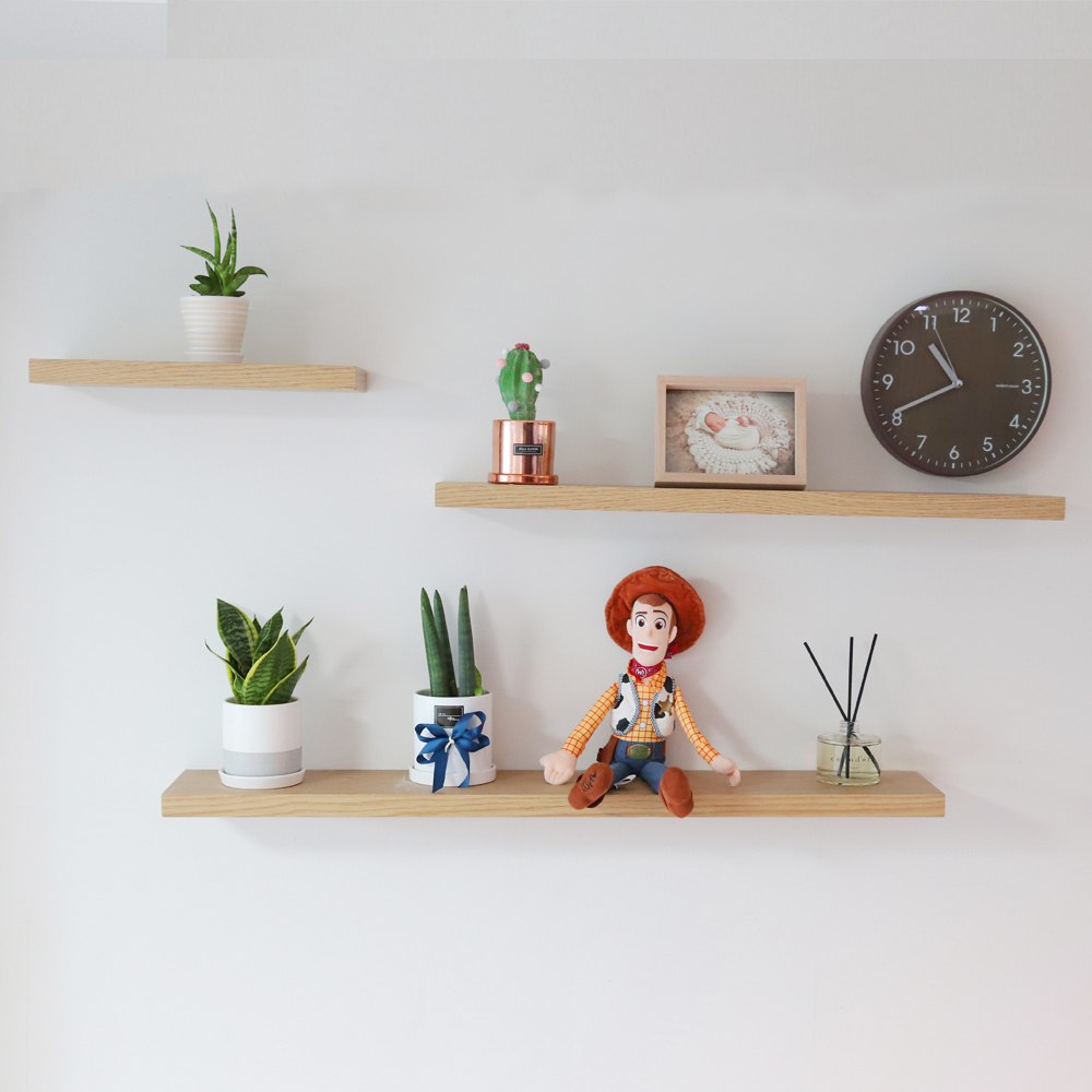 우드리퍼블릭 인테리어 무지주 벽선반 17,500원