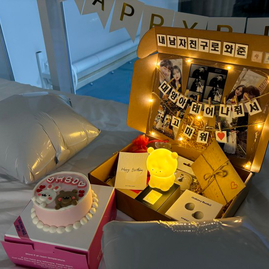 기념일 선물 상자 박스 생일 가랜드 이벤트 가성비구성 5cm깊이, 단일색상, 1개, 현재가 22,900원