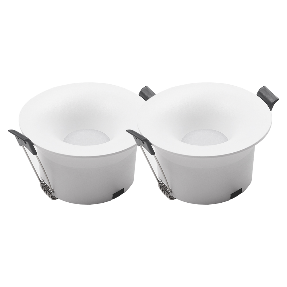 라인라이팅 LED 샤론 2인치 호른 다운라이트 확산형  8w (주광/전구/주백) 15,700원