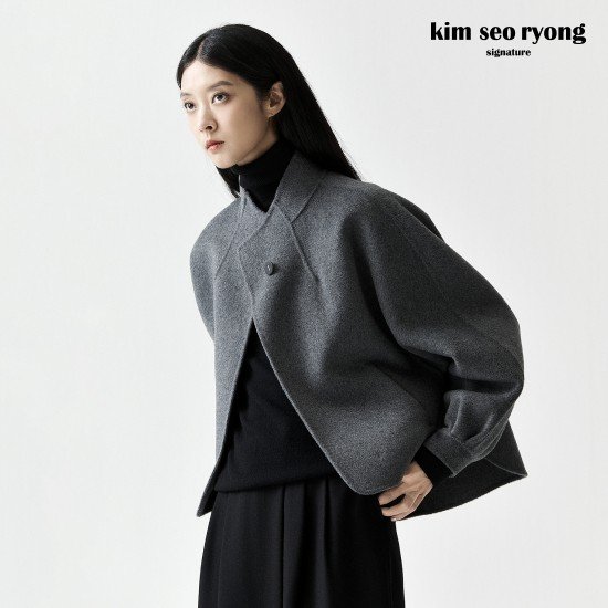 김서룡 25FW 시그니처 울 블렌드 핸드메이드 케이프 코트[런칭 가격139,900원] 79,900원