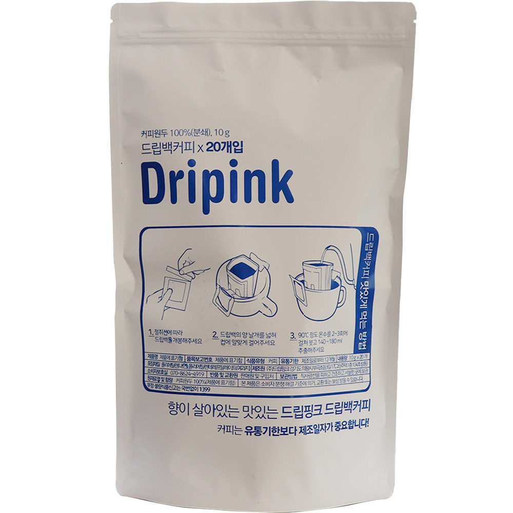 드립핑크 하노이트림 드립백커피, 10g, 20개입, 1개 11,780원
