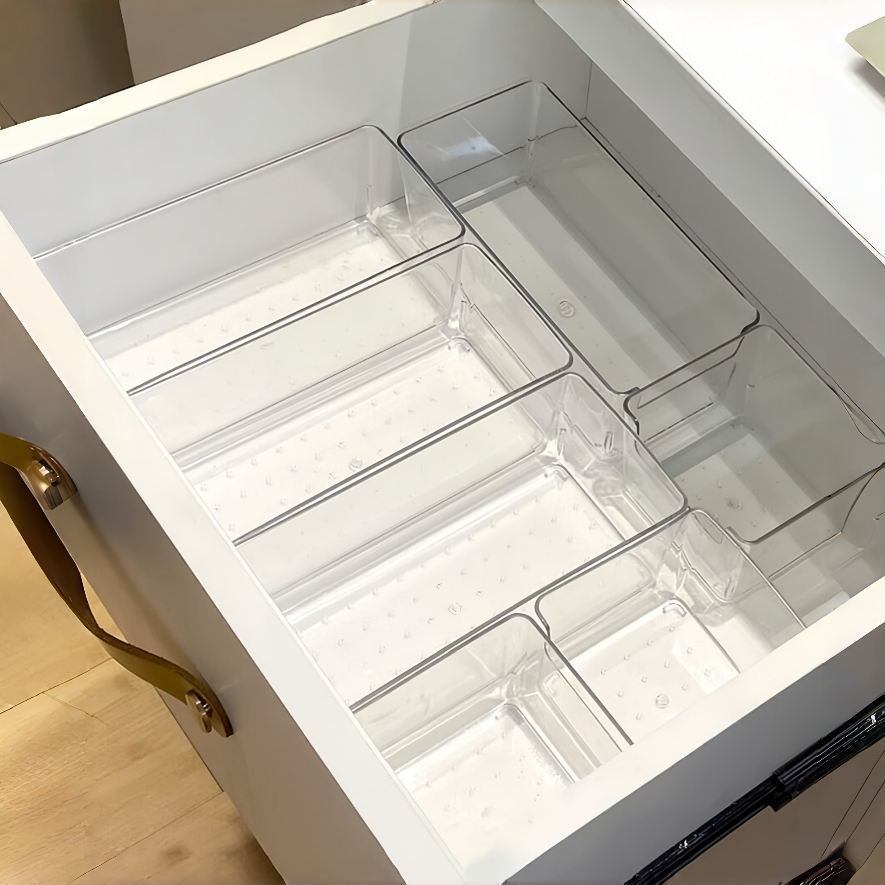 서랍 수납함, 화장품 수납함, 책상 수납함, 소품 수납, 6개, 투명 12,000원