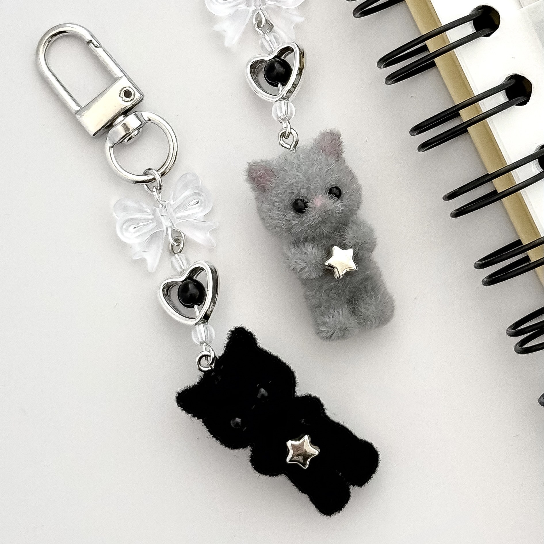 별 고양이 후로킹 인형 키링 폰스트랩 백참 6,800원