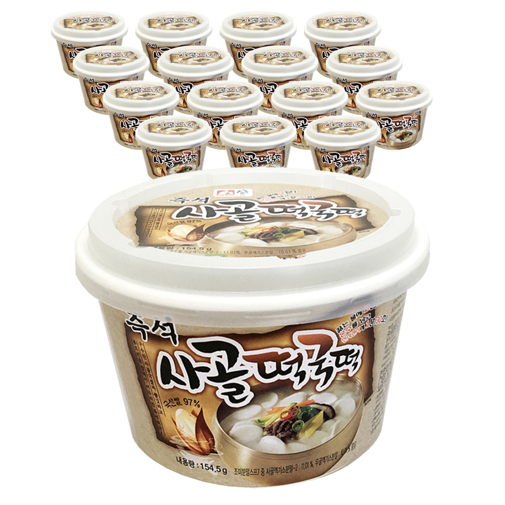 송학식품 즉석 사골떡국떡, 154.5g, 16개 40,790원