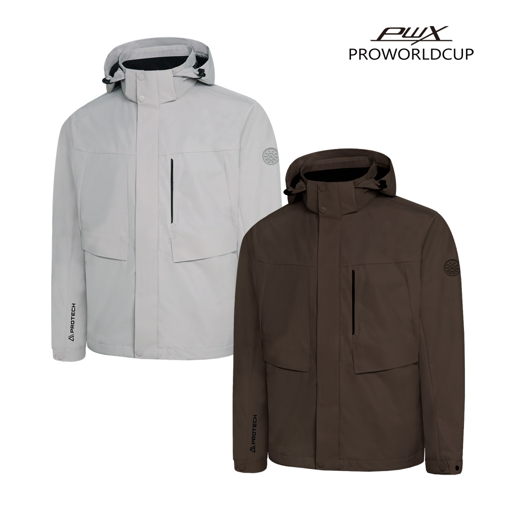 프로월드컵 남성 아웃도어 안감자켓 탈부착 후드 하이넥 자켓 Q324-2151-52 71,100원
