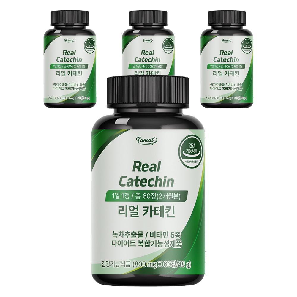 퍼니트 리얼 카테킨, 60정, 4개 37,480원