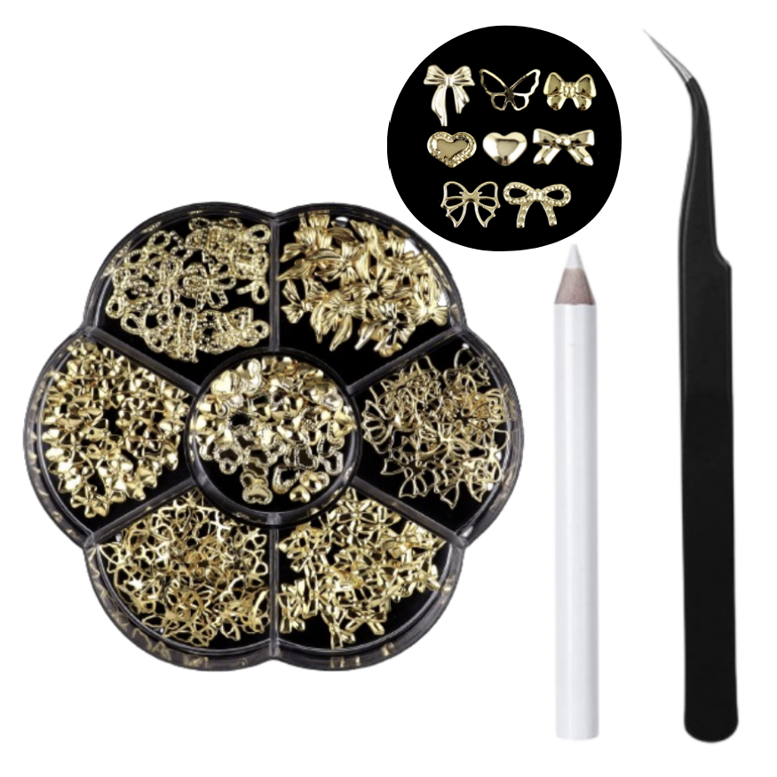 마이뷰티 네일 리본 하트 나비 파츠 13,800원