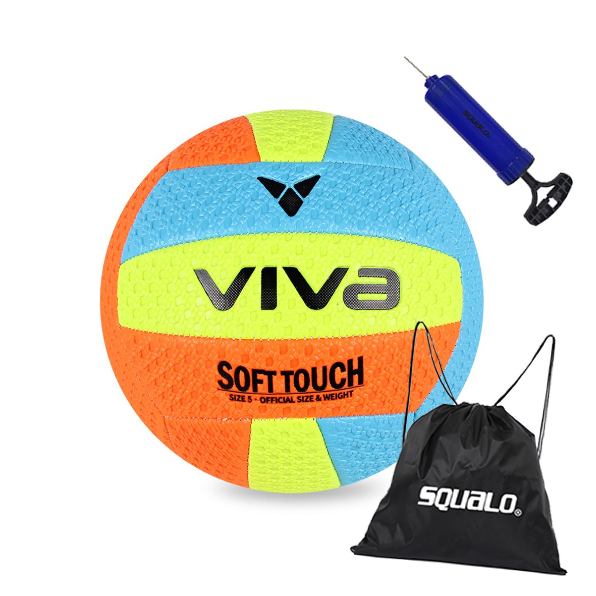 비바스포츠 소프트터치 배구공 5호 SN3000, 1개, SN3000 + SQ 가방 & 펌프 19,900원