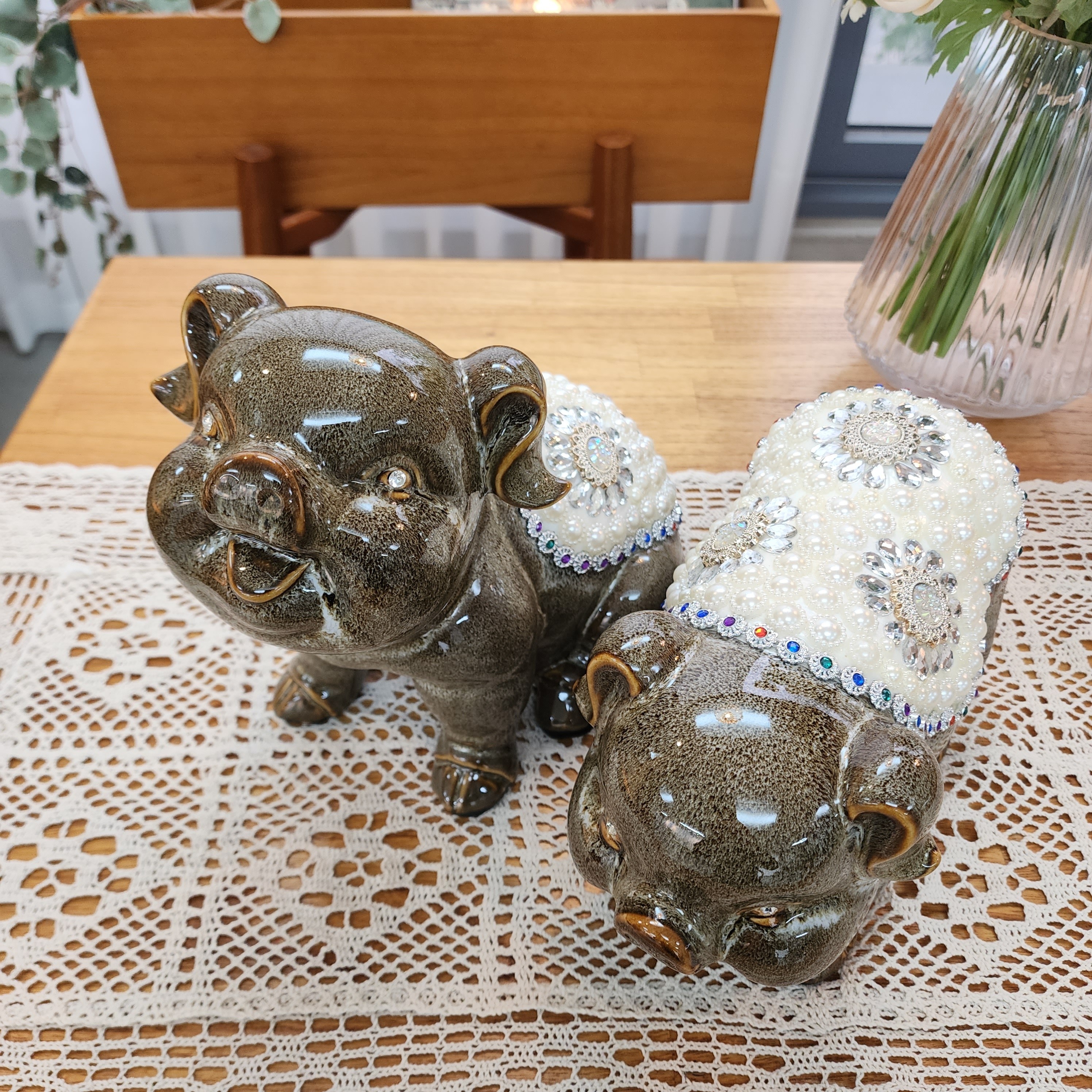 복을 불러오는 진주돼지2p 개업 오픈 이사 집들이선물 풍수장식소품 83,300원