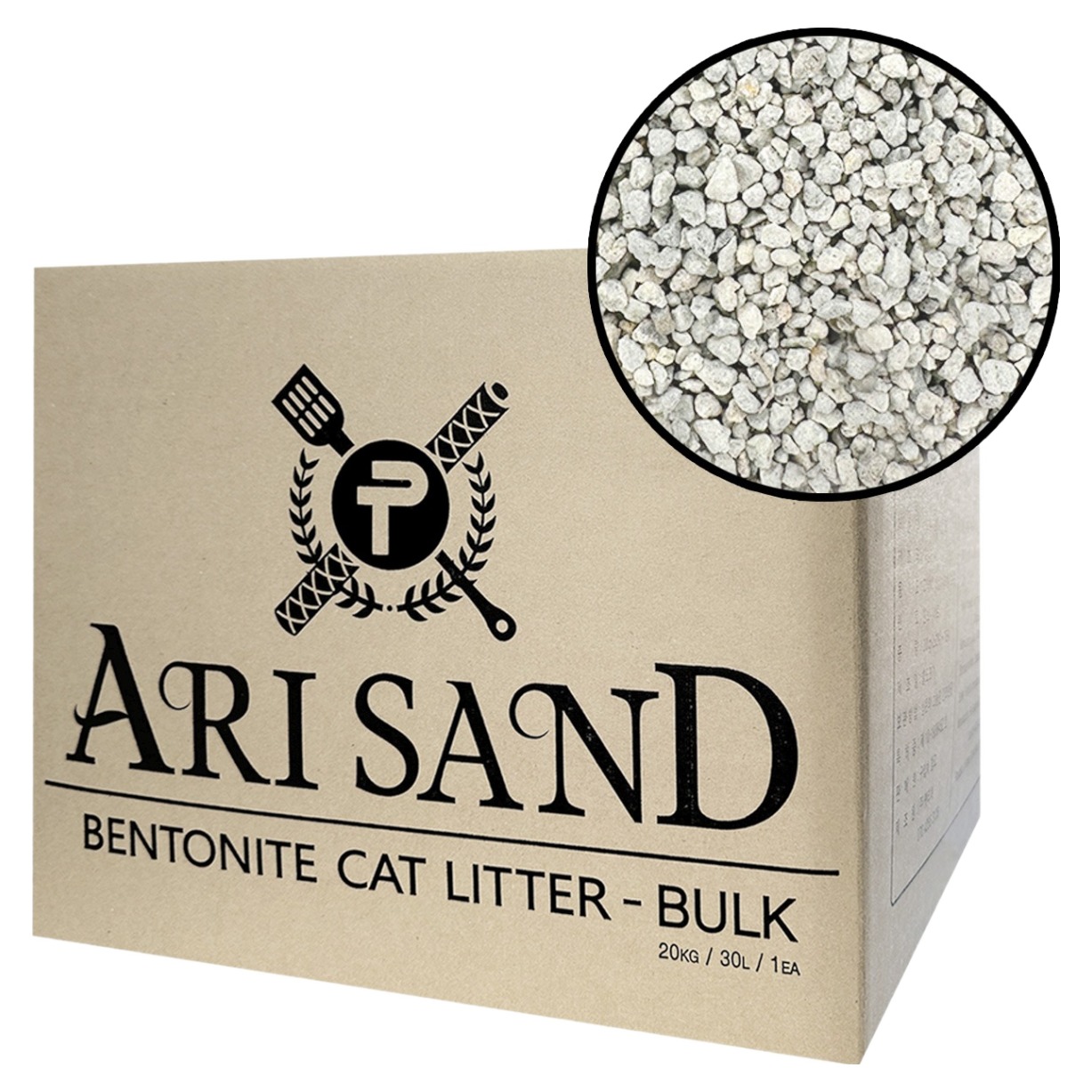 아리샌드 벌크 파쇄석 대용량 실속형 고양이 모래, 20kg, 1개, 무향 15,300원