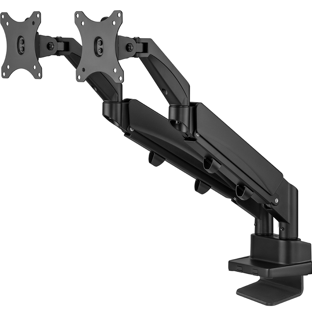 루나랩 스페이스 세이빙 듀얼 모니터암, 블랙, 1개 77,700원