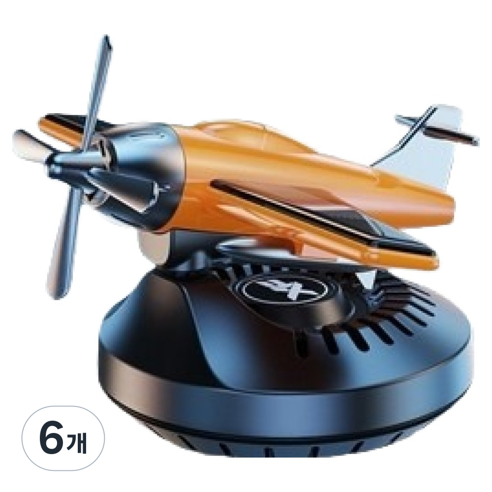 CATCHS 태양열 회전 자동차 방향제 홀더, 6개, 오렌지 93,600원