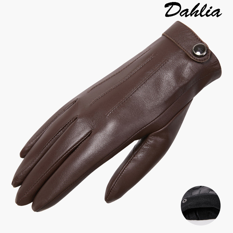 다알리아 여성 버튼 슬림핏 양가죽 장갑 43,660원