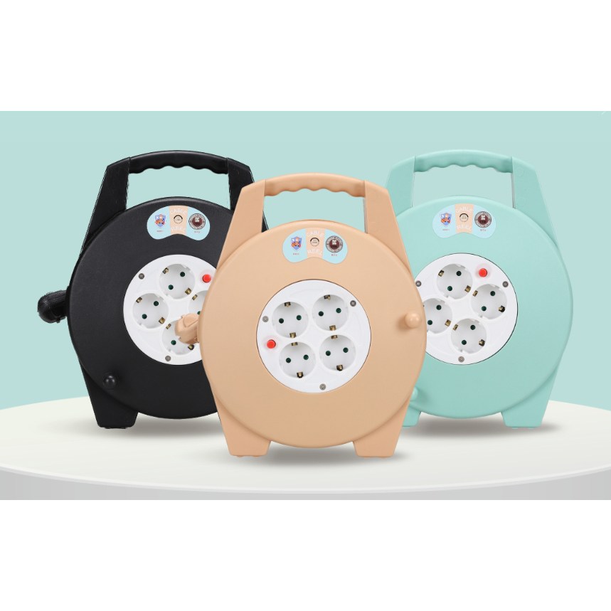 STAGER 자동소화 고용량 4구 케이블 릴 15M  온도상승방지 캠핑릴선 46,940원