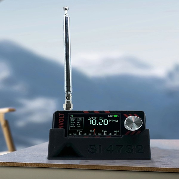 ATS MINI SI4732 DSP 라디오 수신기 케이스(내장형 사운드 가이드 그루브 특수 스탠드 포함) 3D 프린트 액 15,800원