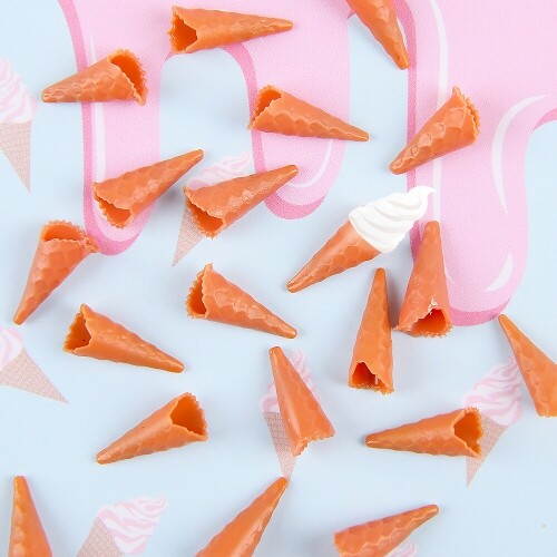 20개입 미니어처 미니 소프트 아이스크림 와플 콘 600원