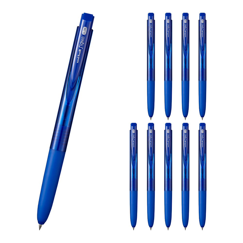 UNI Signo RT1 유니볼 시그노 노크식 볼펜 0.28mm (UMN-155-28), 10개, 10개, 블루 (UMN155-28) 20,000원