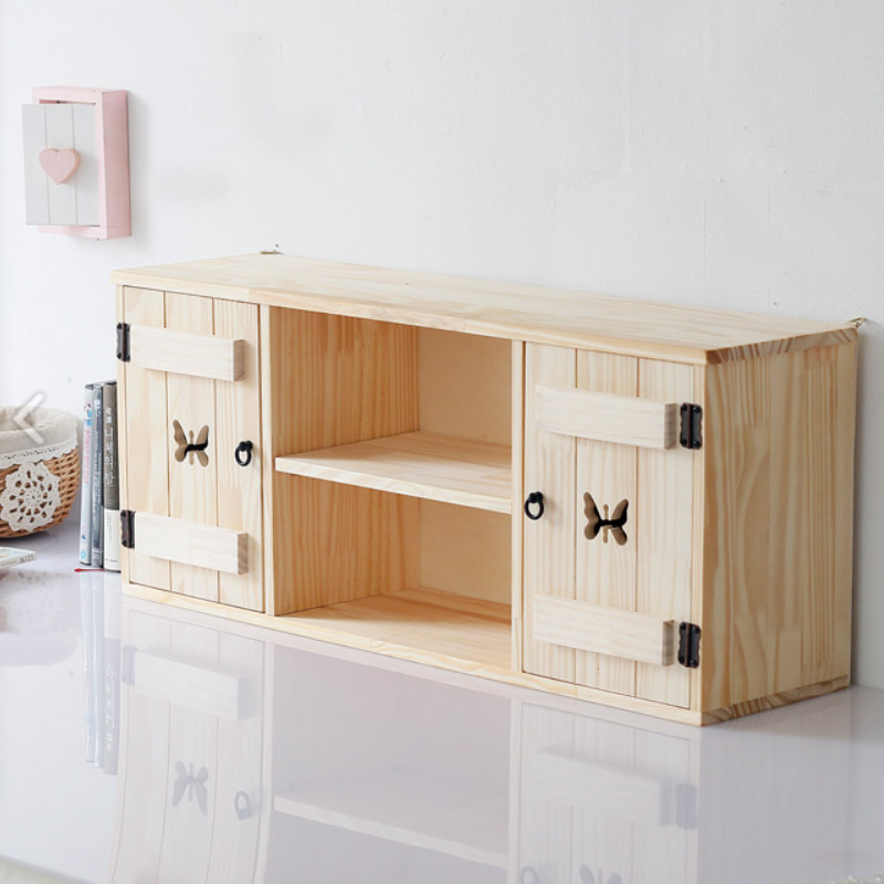 나무다움 나비 양문 선반장 다용도수납장, 내추럴(무도장) 68,000원