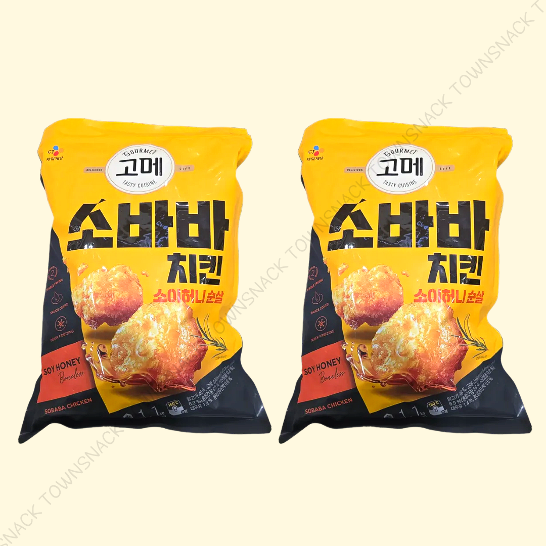cj제일제당 간편 야식 안주 [고메 소바바치킨] 소이허니 순살 375g 37,650원