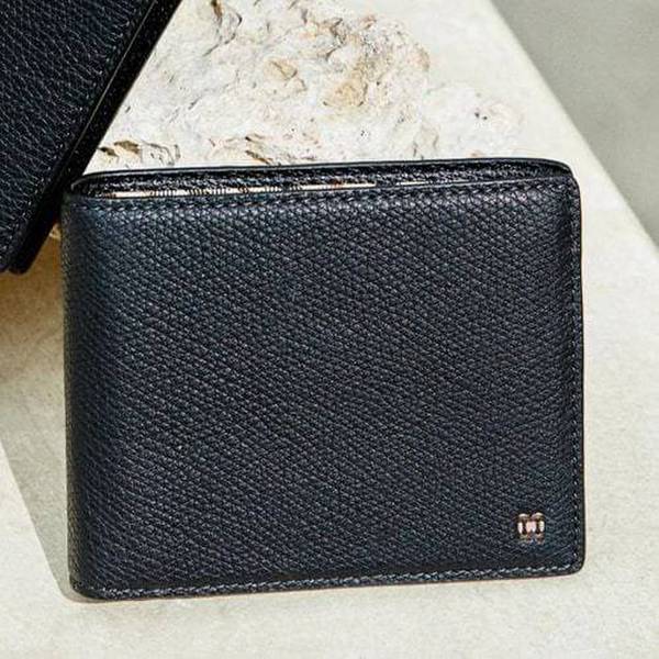 닥스 DAKS DBWA5E853BK [반지갑][ALEX][알렉스] 블랙 유럽 수입가죽 내부 체크 라인 포인트 165,300원