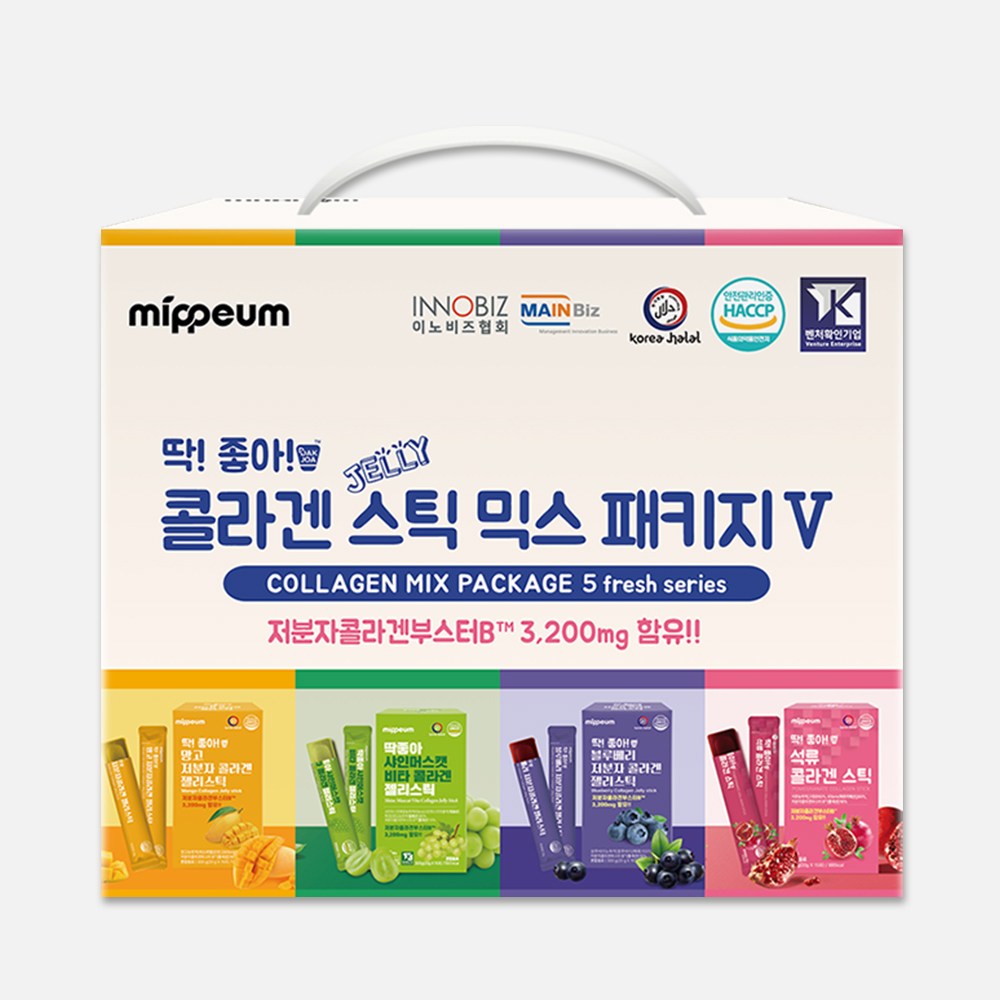 딱좋아 할랄인증 콜라겐 믹스패키지 시즌 5 60포, 20g, 60개 71,500원