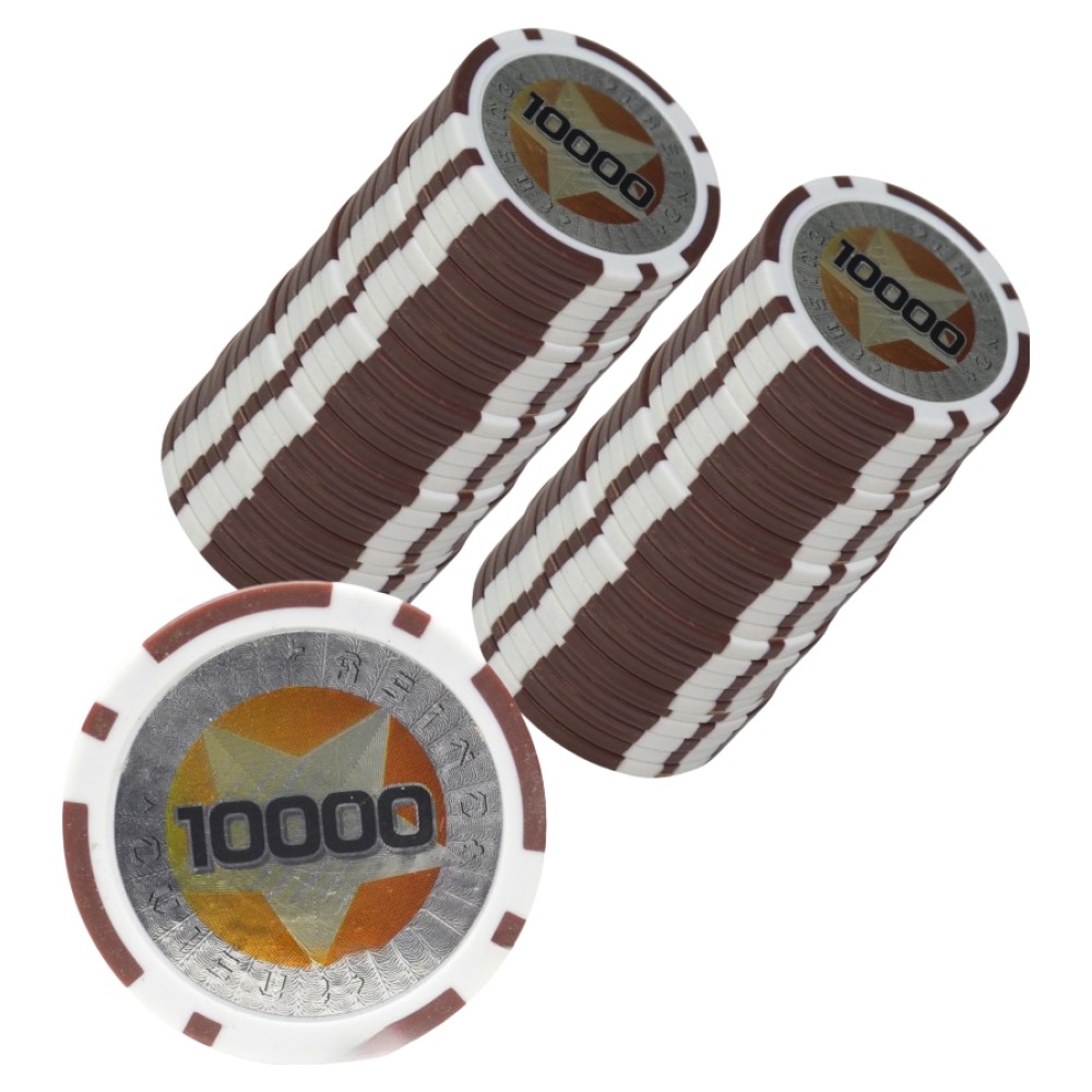 다싸닷컴 스타포커칩 50p, 숫자10000칩, 1개 6,000원