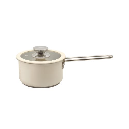 코닝웨어 라일리 인덕션 스텐 16 편수 냄비, 스텐+아이보리, 16cm 34,900원