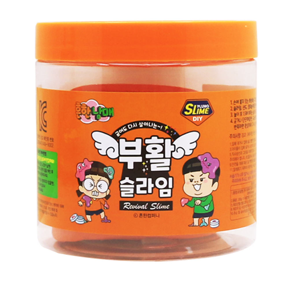 흔한남매 부활 슬라임, 오렌지, 300g, 1개 8,440원