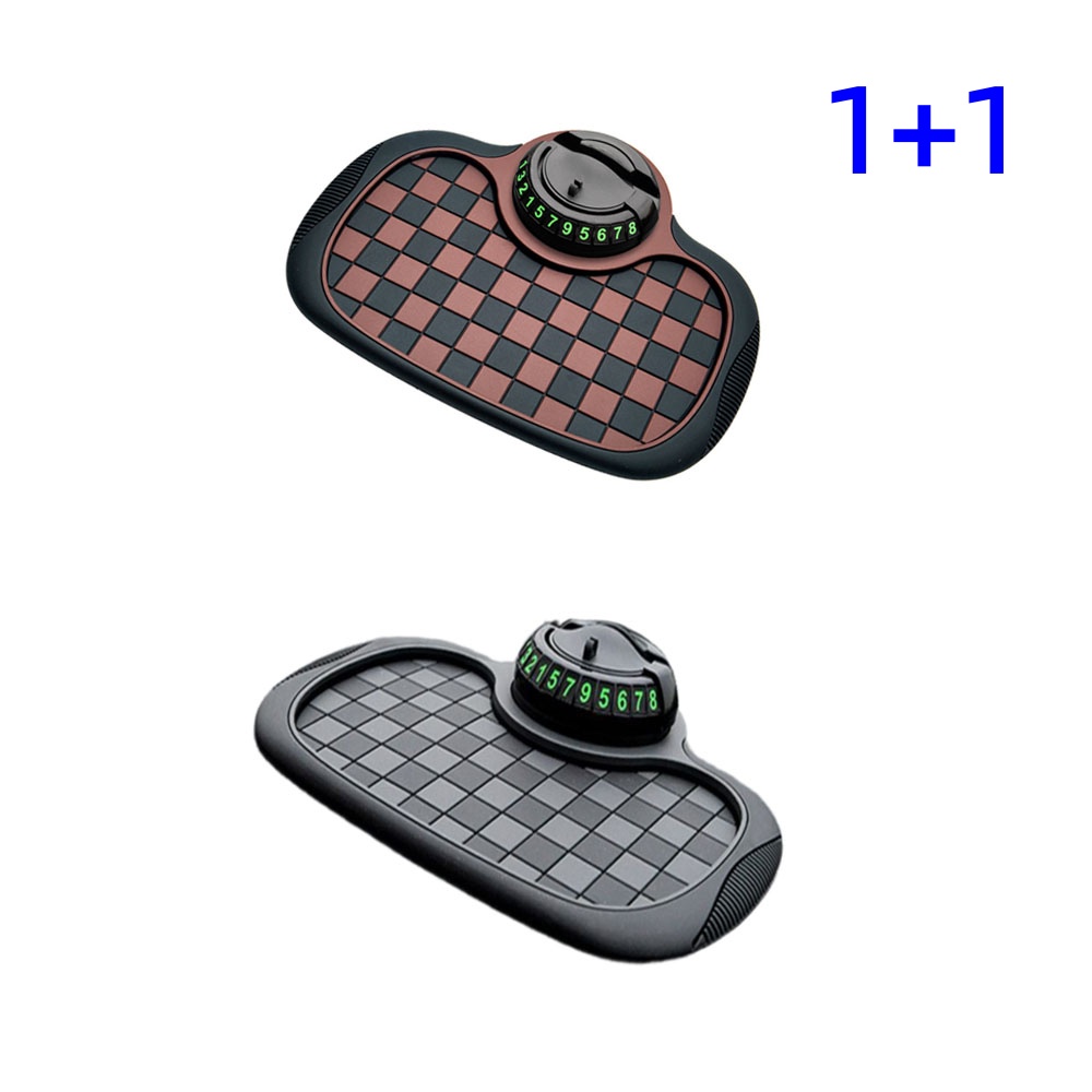 차량용 핸드폰 거치대 논슬립패드 대시보드 2P세트, 블랙+브라운, 1세트 27,800원