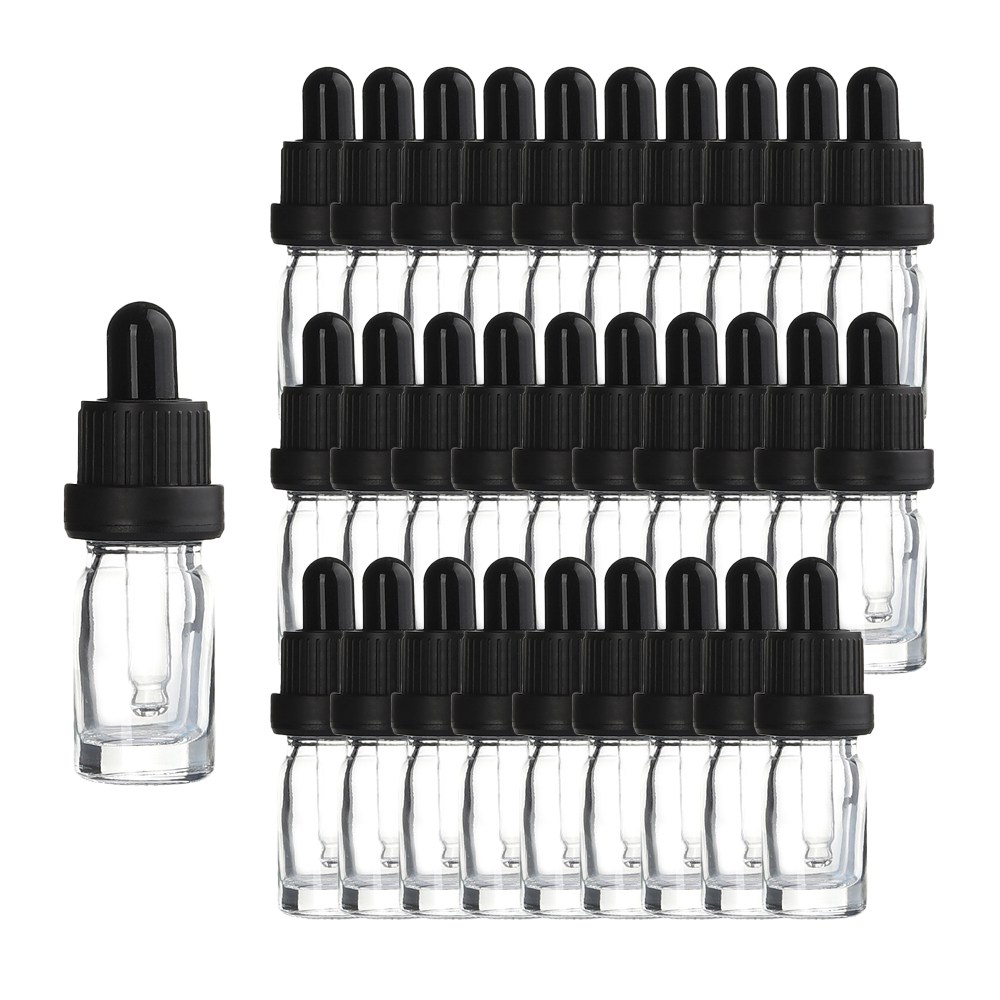 블랙 잠금캡 5ml 30개 스포이드 투명 공병 향수용기 11,450원