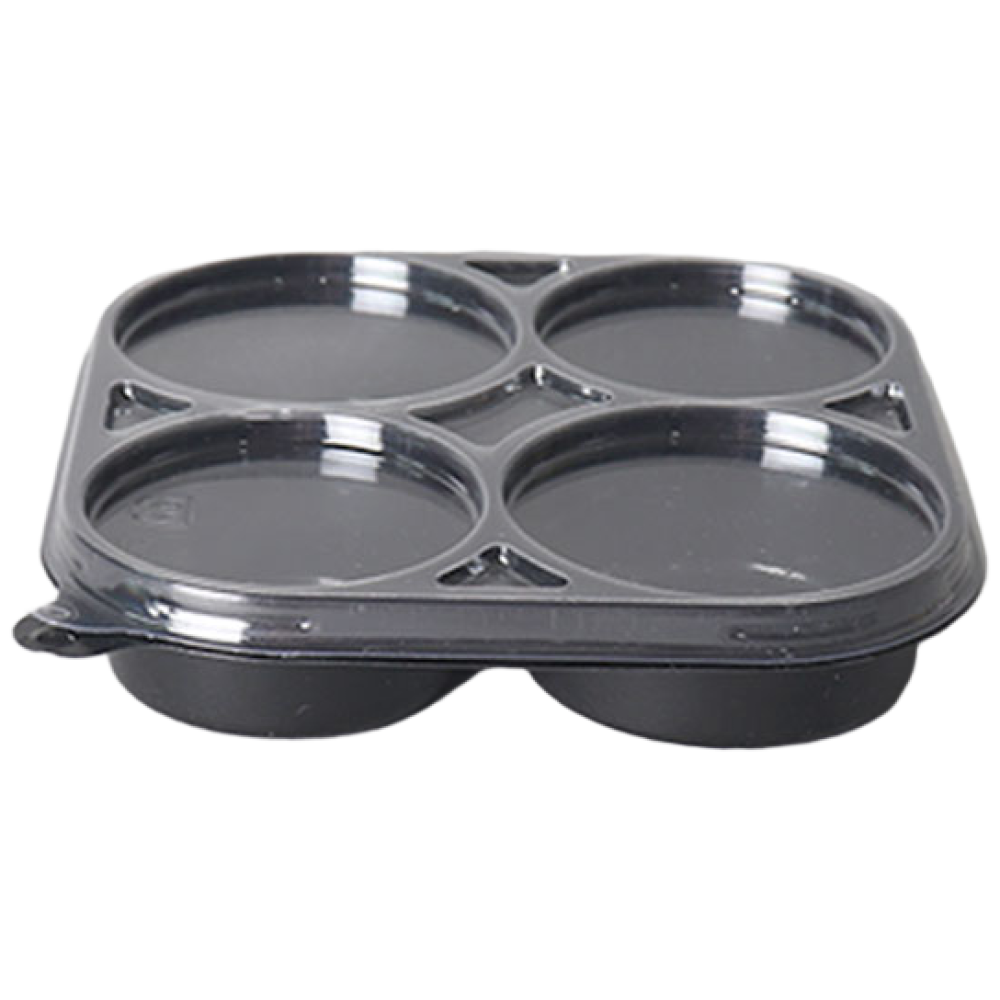 이패키지 4칸 반찬용기 4칸 소스용기 일회용 반찬용기 배달용기 포장용기 DSH-4구, 1세트, 400세트 49,500원