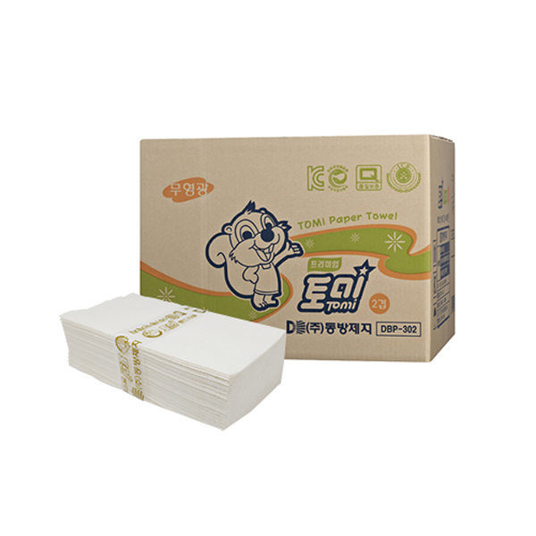 토미 프리미엄 페이퍼타올 핸드타올 무형광 2겹, 1박스, 5000매 42,590원