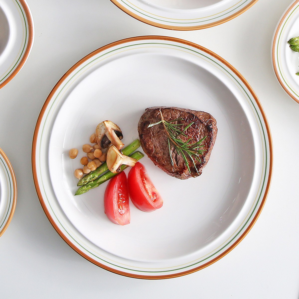 시라쿠스 메이플 플레이트 디너접시 스테이크 파스타 대형 접시 그릇 27cm 7color, 02.코지브라운, 1개 23,800원