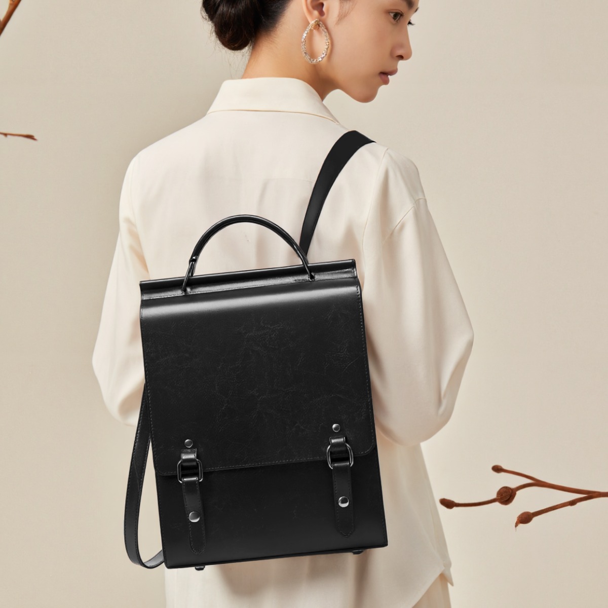 골든엣지 리얼 소가죽 디자이너 데일리 여성 백팩 88,800원