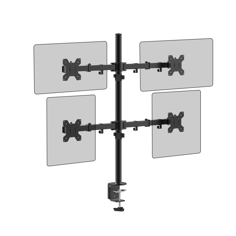 엘디엘마운트 APL-C048 쿼드 관절형 모니터암, 메탈, 1개 59,500원