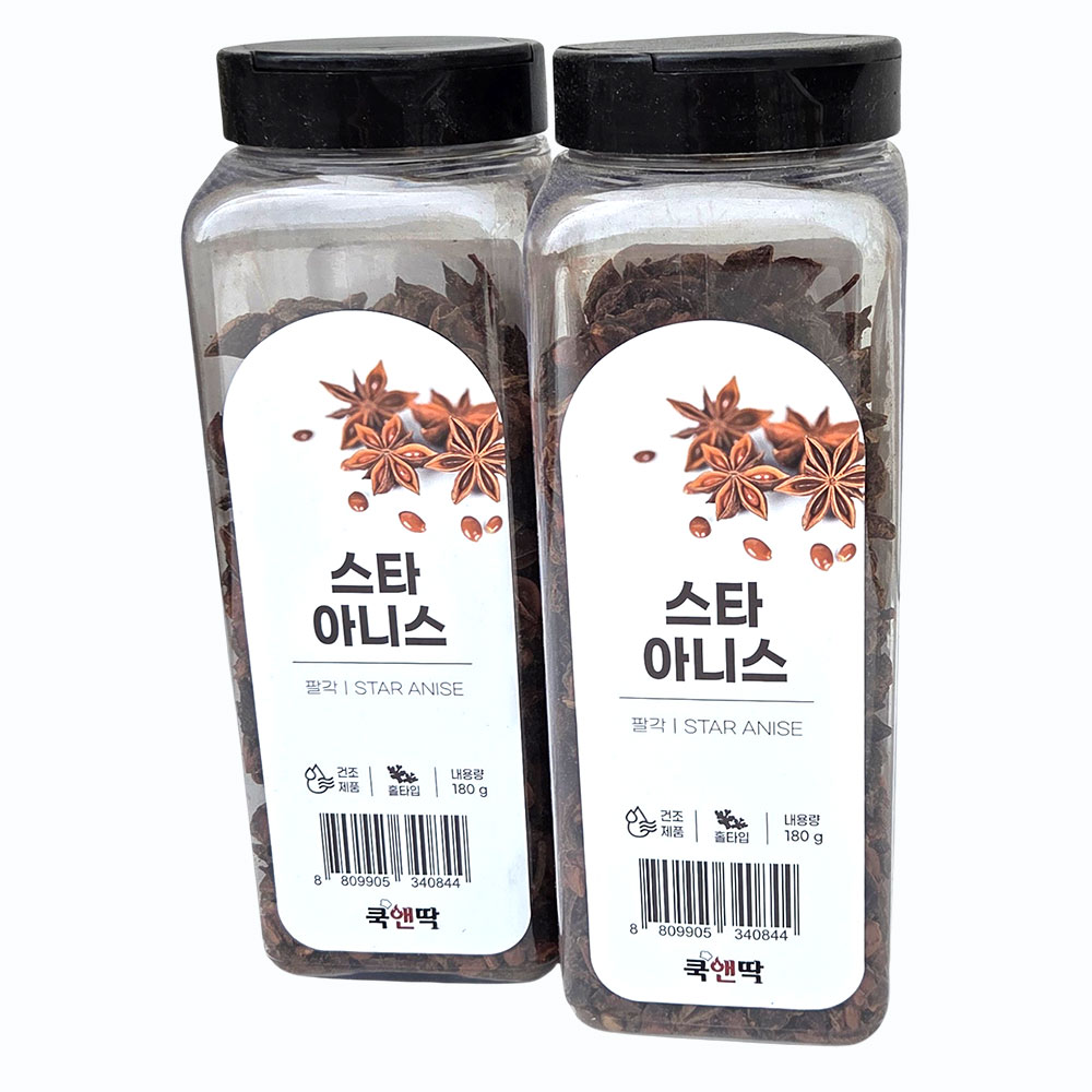 새마원 쿡앤딱 스타아니스 팔각향 홀 180g 오향 동파육 뱅쑈 족발 팔각회향 마라탕, 2개, 180g 13,980원