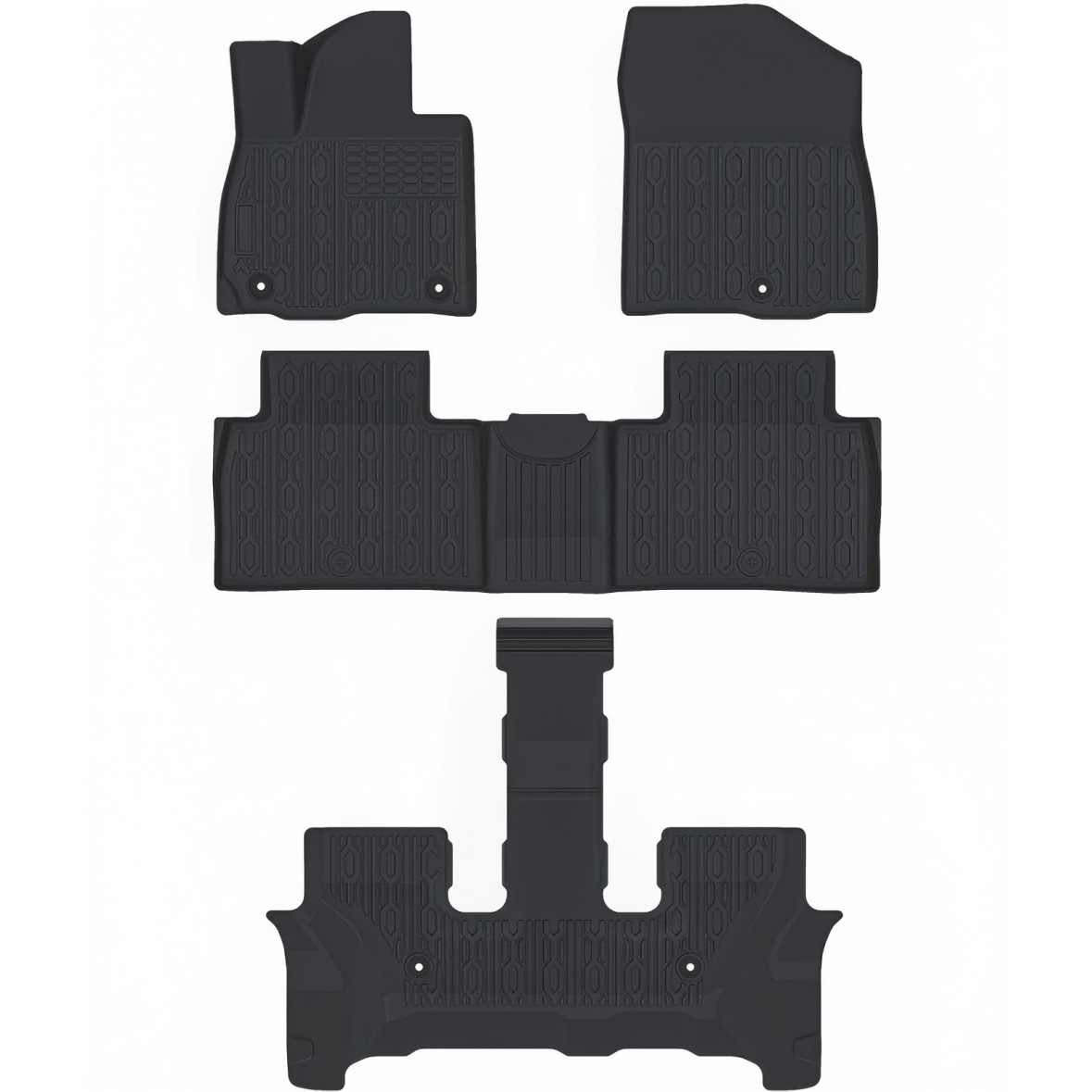 오토셀러 현대 디올뉴 팰리세이드 LX3 1+2+3열 3D바닥매트 트렁크매트 TPE 입체 포집 (2025년~), 1+2+3열 카매트 가솔린 7인승*25년~ 198,000원