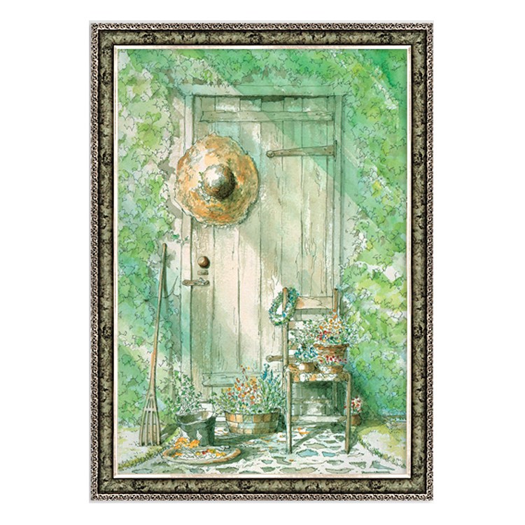 퍼즐코리아 신야 우찌다 허브농장 일러스트 500피스 직소퍼즐액자 PK500-7503, 1개, 퍼즐+앤틱카키액자, 500피스 37,000원