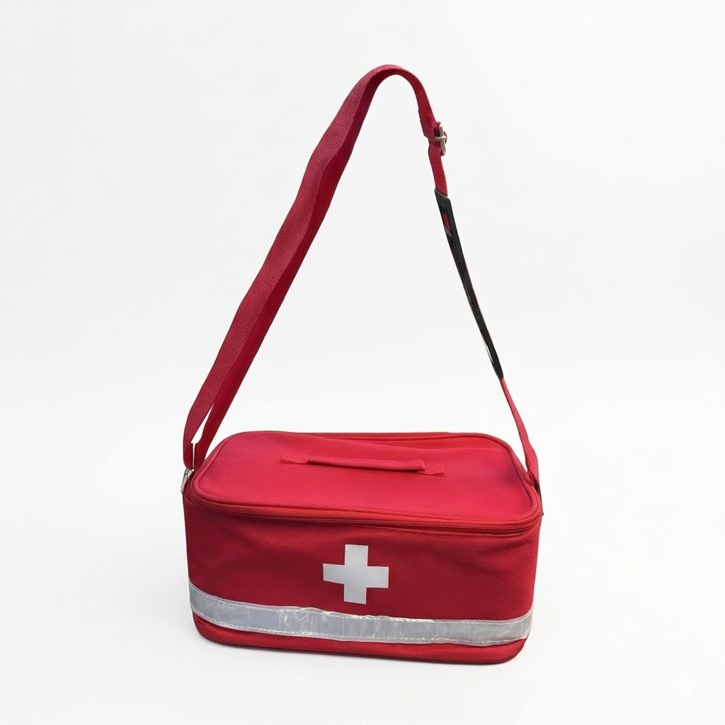 구급함 소프트 대형 가방끈 숄더 스트랩 포함 케이스 구급상자 약보관함 구급가방 약통 가정용, 1개 15,650원