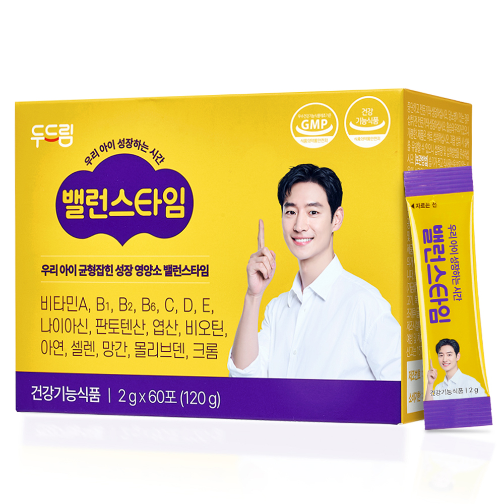 두드림 키즈 밸런스타임 종합비타민 120g, 60회분, 1개 33,390원