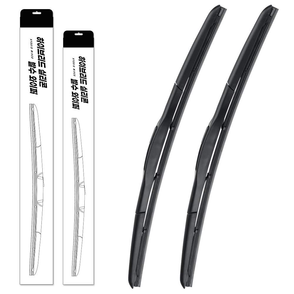 아이엠듀 자동차 하이브리드 발수 코팅 실리콘 와이퍼 2p 8,850원