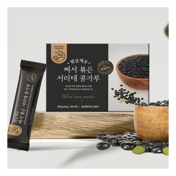 [자연식품] [햇살채운] 쪄서 볶은 서리태 콩가루 30봉 x 4박스 총 120봉 59,900원