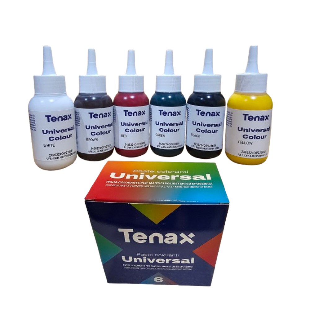 테낙스 유니버셜색소 키트 75ml x 6종 매스틱 레진 타일 석재 보수시 색상조제용 이탈리아 96,000원