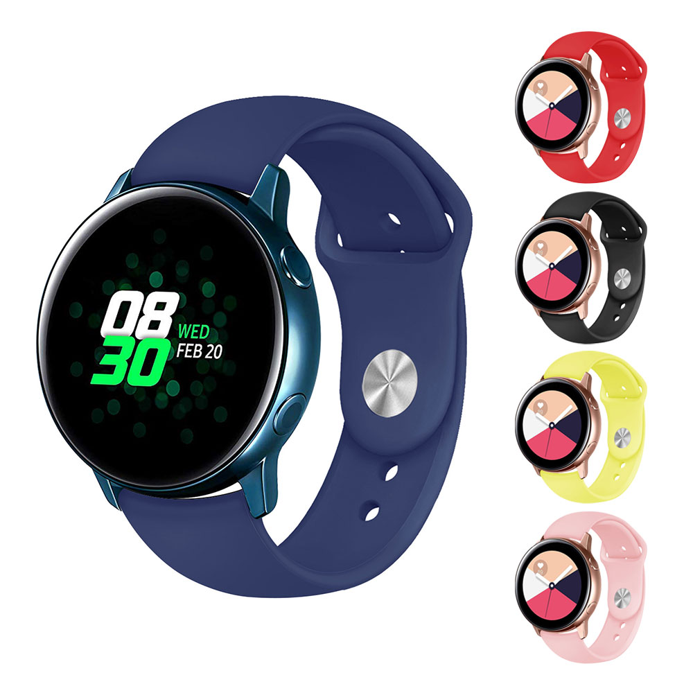 디지털빌리지 갤럭시워치3/워치4 / 액티브2 40mm / 41mm / 42mm / 44mm 솔리드 리버스 스포츠 스트랩 밴드 6,700원