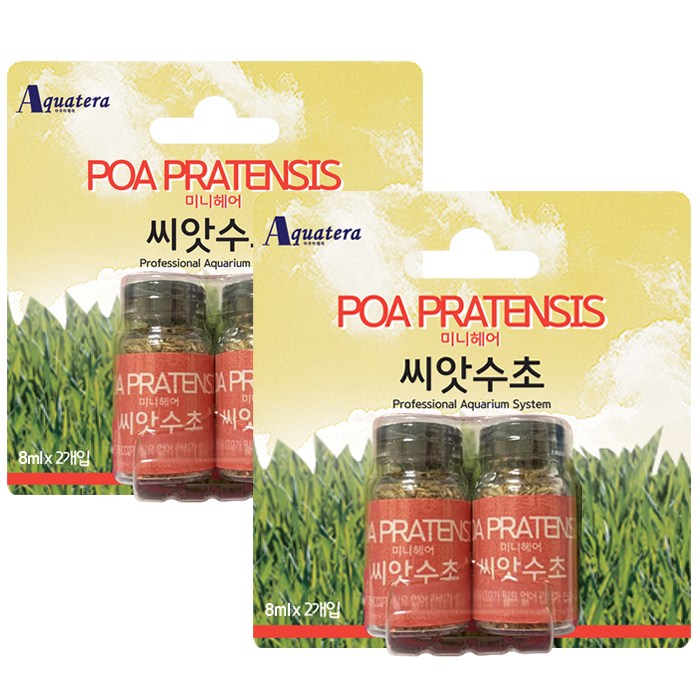아쿠아테라 미니헤어 전경 씨앗수초 8ml 18,500원