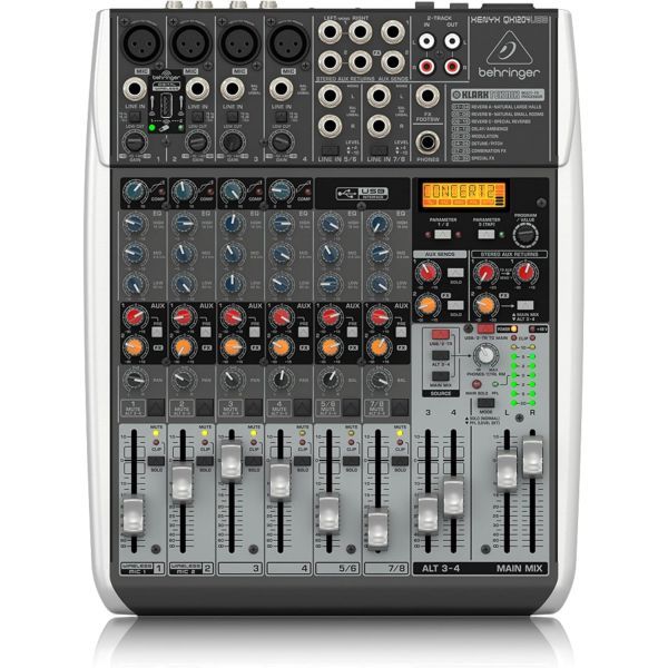 Behringer 오디오 믹서 디지털 XENYX QX120412개의 입력이 가능한 USB 프리미엄 2 버스 마이크 프리앰프 및 압축기 클라크 테크닉 멀티 FX 프로세서 무선 옵 496,100원