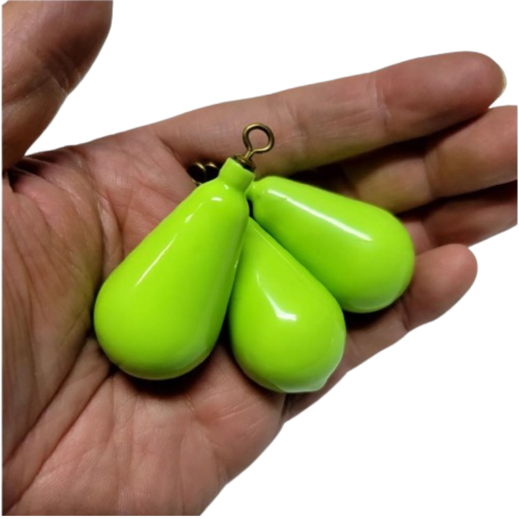 CFX 우레탄 코팅 야광 추 봉돌 형광 초고발광, 1세트, 4개입 8,900원